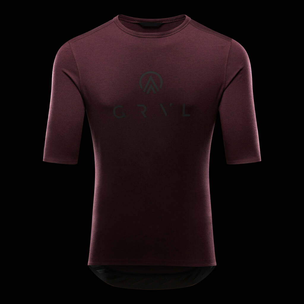 GRVL Gravel t shirt merino wool T-Shirt best sustainable cycle top jersey