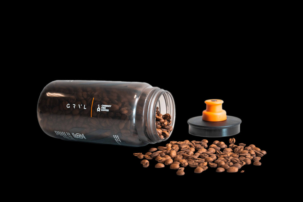 GRVL launch cycling coffee that is sold in a recycled plastic water bottle that is then reusable.