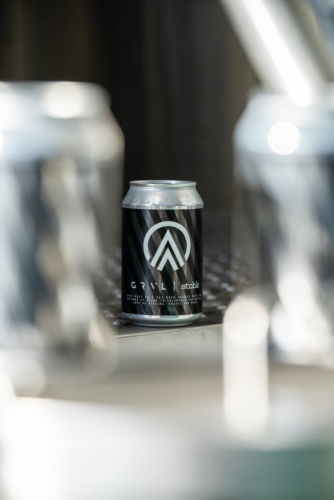 GRVL Stohk gravel beer collaboration