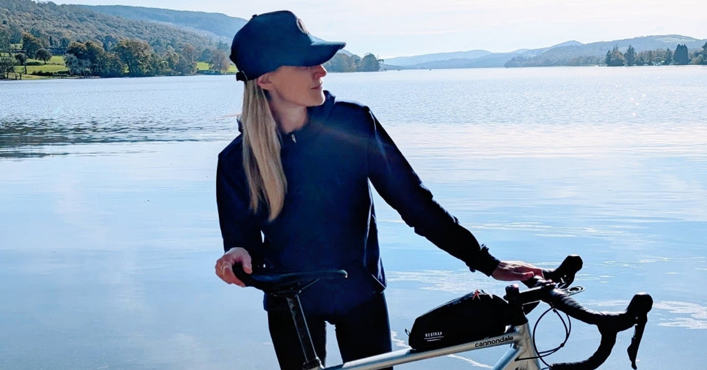 Female gravel cyclist ambassador