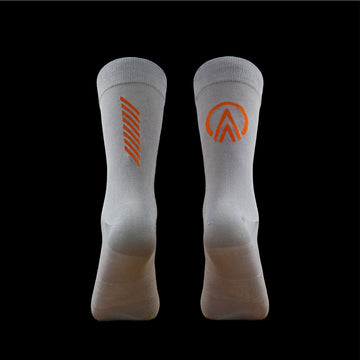 GRVL sustainable gravel cycle socks best quality tercel bamboo 6" cycle socks 4 pack nerd grey 