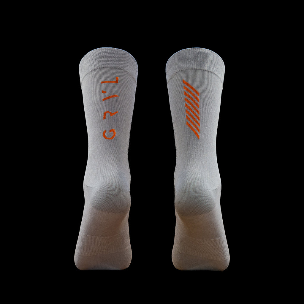 GRVL GRAVEL CYCLING SOCKS GREY 2