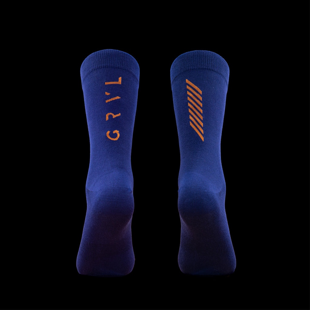 GRVL GRAVEL CYCLING SOCKS NAVY 2