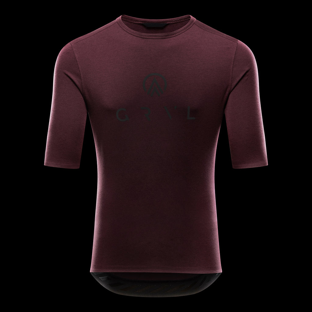 GRVL_T_Shirt_Berry_Front