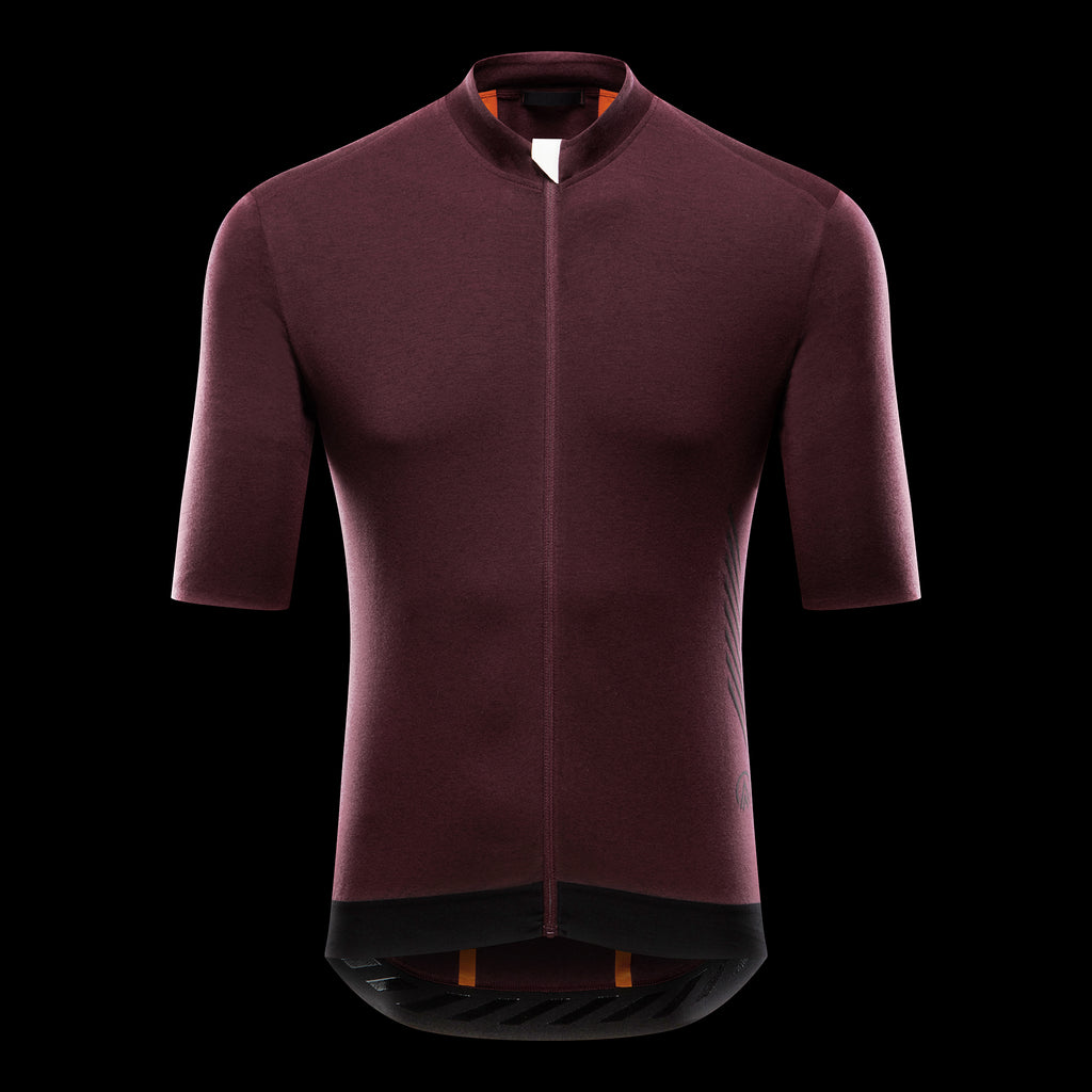 gravel cycling jerseys berry front