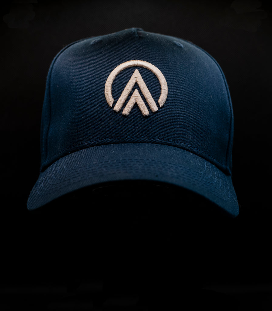 Navy bike cap front
