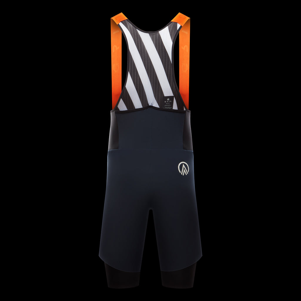 bib cycling shorts mens navy back