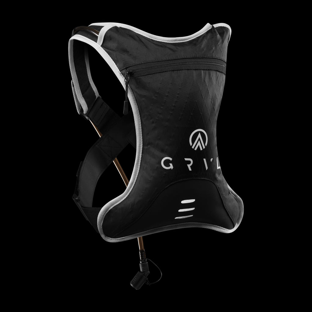 cycling hydration pack black front