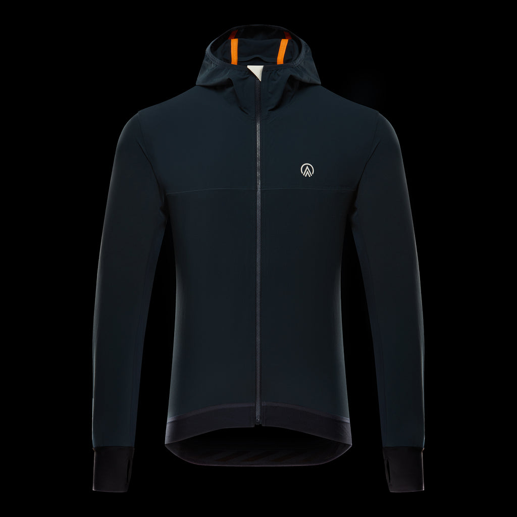 cycling jacket navy front