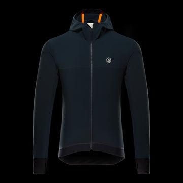 cycling jacket navy front