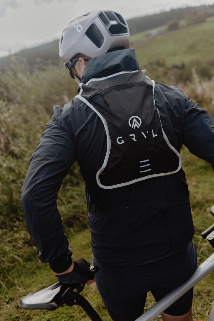cycling jacket men navy | Grvl