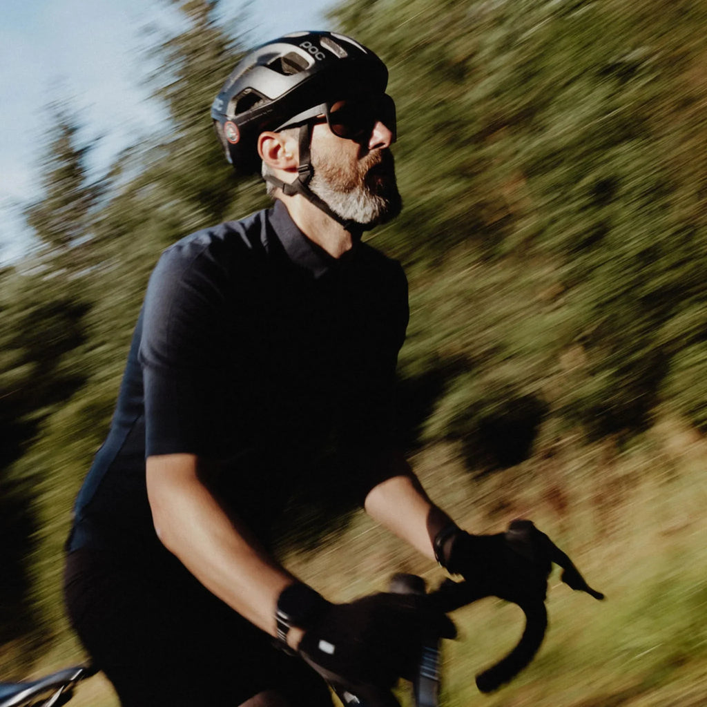 cycling polo shirt navy | Grvl