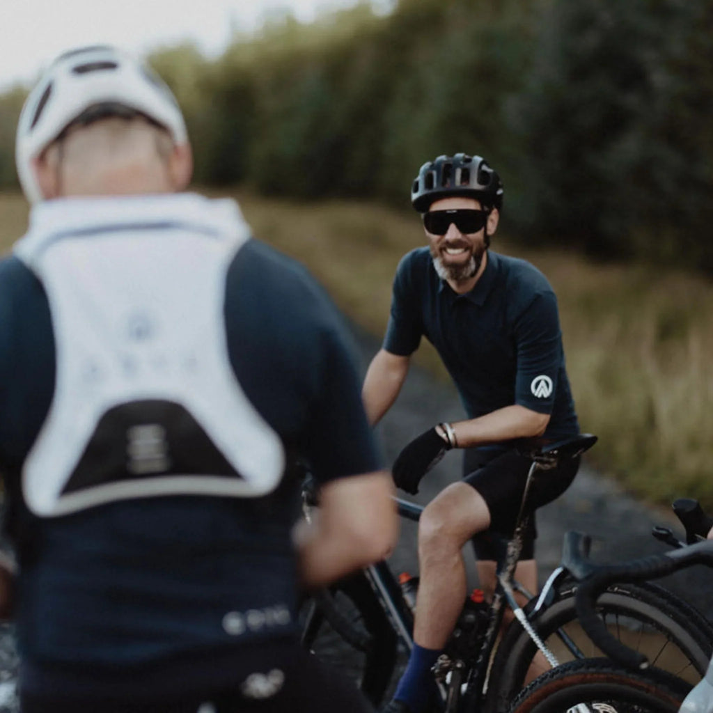 merino polos navy gravel cyclists | Grvl