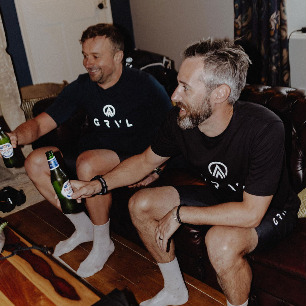 merino wool tee shirt navy | grvl