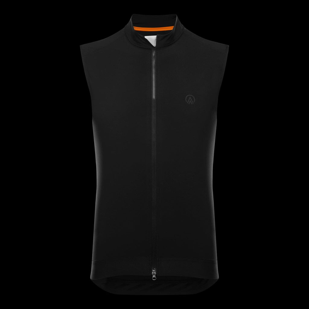 GRVL Gravel cycle gilet windproof water resistant cycle sleeveless jacket black best